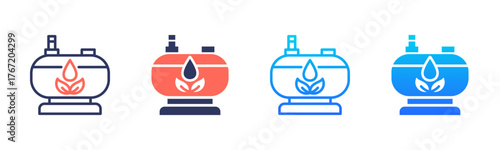 Biofuel Icon Pack In Multiple Styles