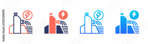 Hydroelectric Icon Pack In Multiple Styles