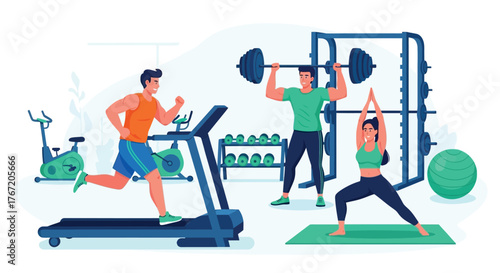 Sport Cartoon Illustration – Soccer and Fitness Silhouette Vector for Competition, Action, and Game Design