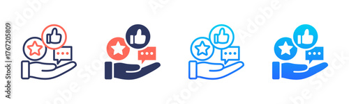 Social Media Management Icon Pack In Multiple Styles