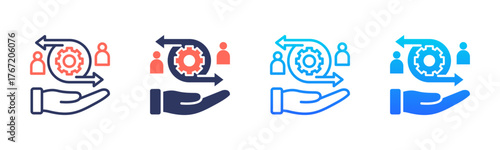 Change Management Icon Pack In Multiple Styles