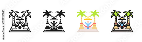 Relaxation Icon Pack In Multiple Styles