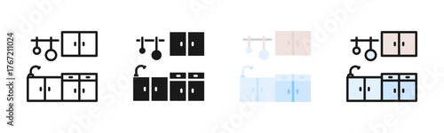Kitchen Icon Pack In Multiple Styles