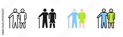 Grandparents Icon Pack In Multiple Styles