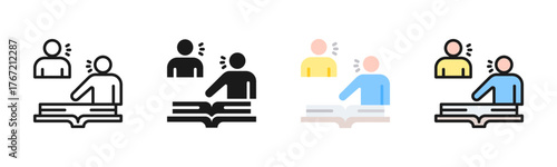 Reading Icon Pack In Multiple Styles