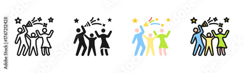 Festivity Icon Pack In Multiple Styles