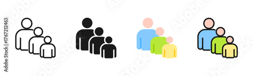 Siblings Icon Pack In Multiple Styles