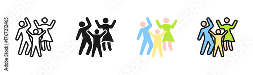 Dance Icon Pack In Multiple Styles