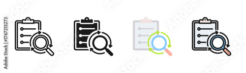 Inspection Icon Pack In Multiple Styles