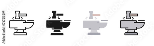 Forging Icon Pack In Multiple Styles