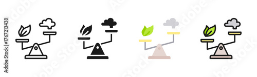 Pollution Control Icon Pack In Multiple Styles