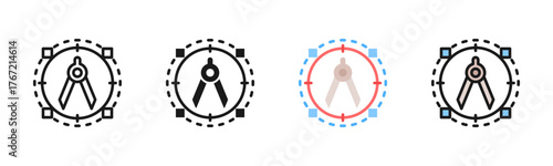 Calibration Icon Pack In Multiple Styles