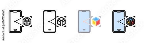 Augmented Reality Icon Pack In Multiple Styles