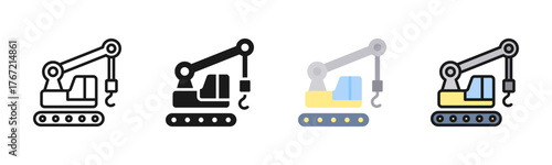 Cranes Icon Pack In Multiple Styles