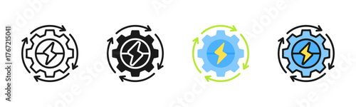 Energy Icon Pack In Multiple Styles