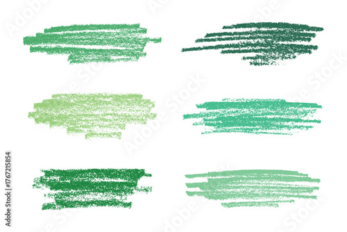 Set of brush paint stroke texture swatch Hand painted background Ink scribble dab clipart Paint smudge for tags and stamps design