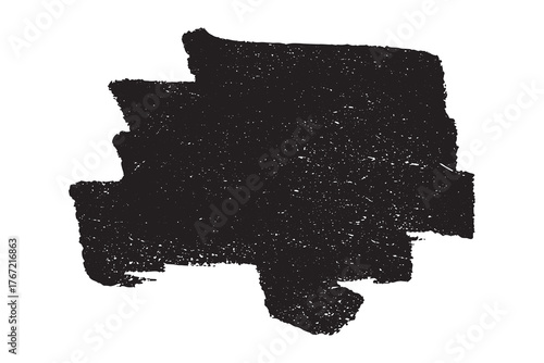 Brush paint stroke texture swatch Hand painted background Ink scribble dab clipart Paint smudge for tags and stamps design