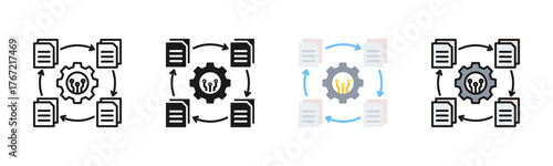 Itsm Process Icon Pack In Multiple Styles