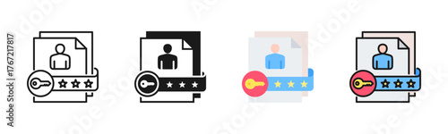 Access Request Icon Pack In Multiple Styles