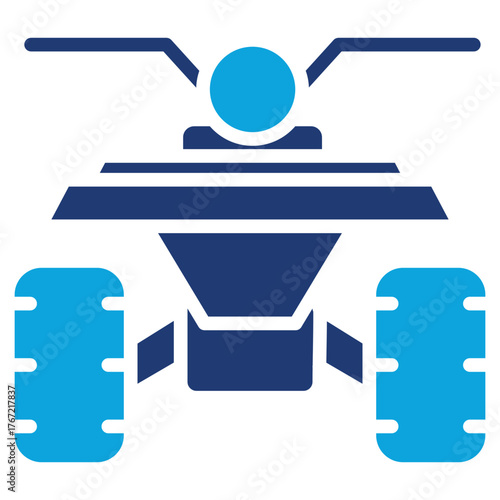 Quad mixed color icon