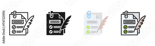 Brief Icon Pack In Multiple Styles