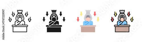 Liability Icon Pack In Multiple Styles