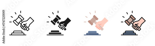 Verdict Icon Pack In Multiple Styles