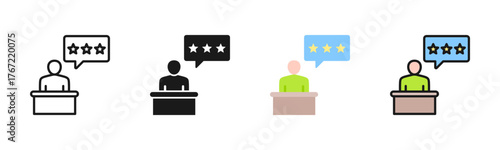 Testimony Icon Pack In Multiple Styles