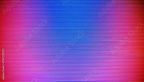 Abstract Blue Pink Red Gradient Scanlines Background
