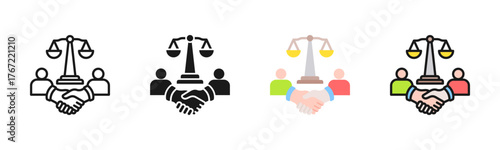 Arbitration Icon Pack In Multiple Styles
