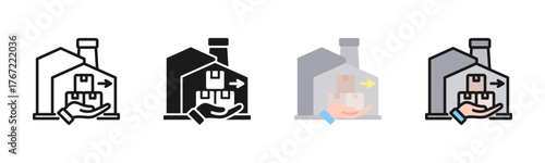 Factory Icon Pack In Multiple Styles