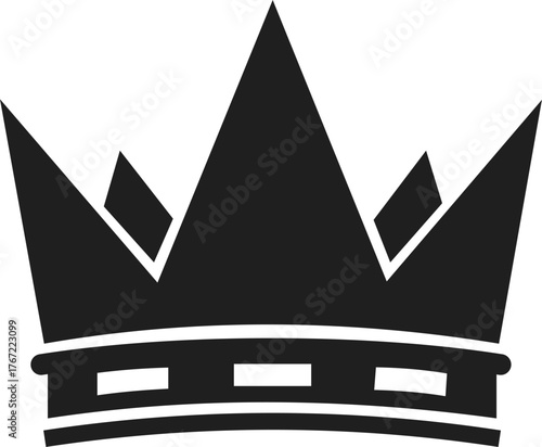 Crown vector illustration royalty luxury symbol king