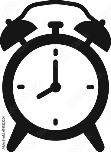 Alarm clock time reminder wake up call illustration