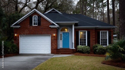 Brick Home Photo: Single Family House Exterior Design, Architecture