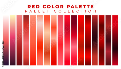 Diverse Array of Red Color Shades for Design and Creative Projects