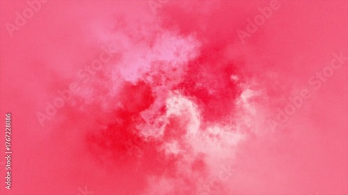 Vibrant red smoke swirling gently creates a dynamic abstract background for modern designs and dramatic presentations
