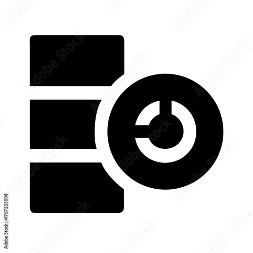 Disk Array Storage, Data Center, RAID System, Digital Backup, Server Infrastructure, Cloud Storage, IT Technology Icon Set