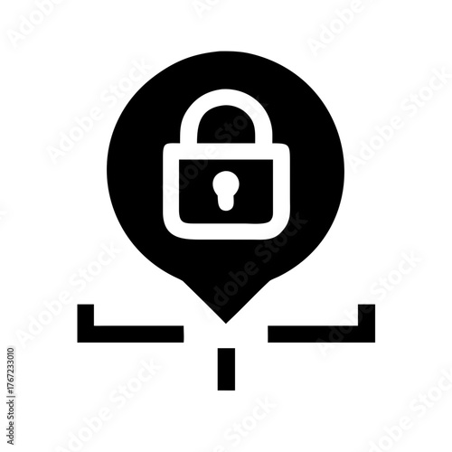 Encrypted PIN Security, Data Protection, Cybersecurity, Digital Privacy, Authentication System, Network Safety, Access Control Icon Set