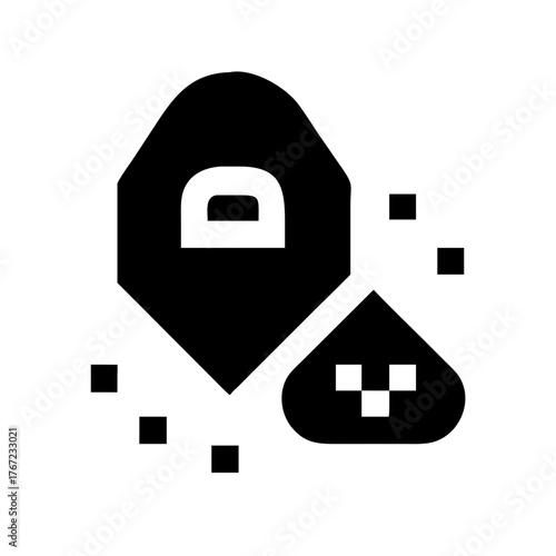 Encrypted Salt Security, Data Protection, Cryptography, Cybersecurity, Digital Privacy, Network Encryption, Information Safety Icon Set