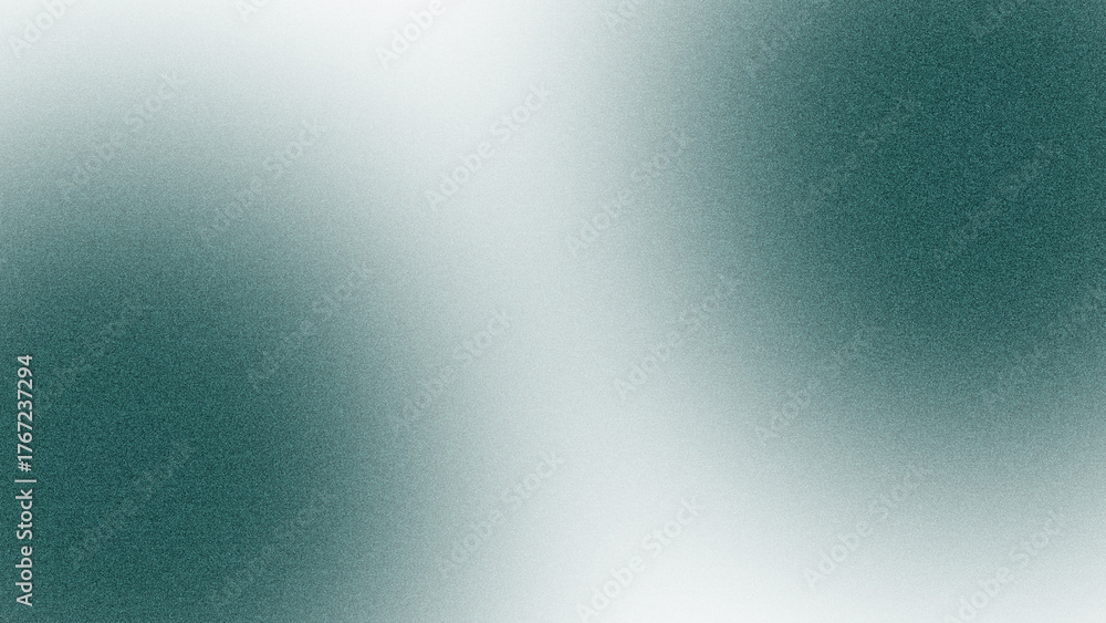 Fototapeta premium Solid Teal Textured Tranparent Overlay Light Leak Background with Subtle Grain graphic design