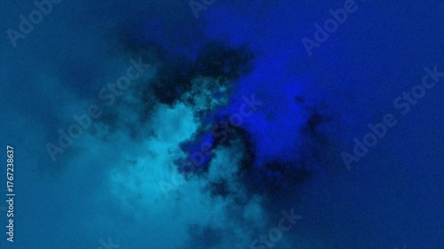 Abstract blue motion background with dynamic swirling cloud effects for modern presentations and creative video projects