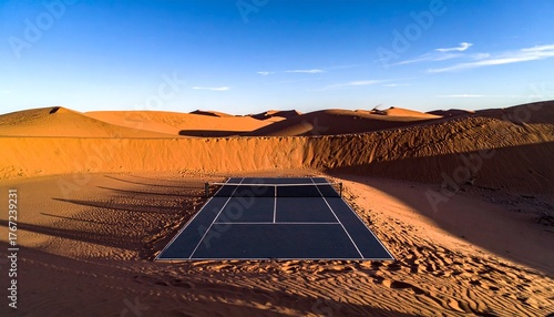 Tennis Court in the Namib Desert, Namibia
