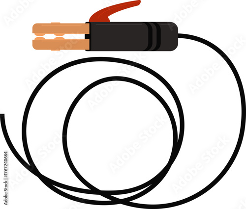 welding machines gas cutters components equipment metal welding cutting vector illustration