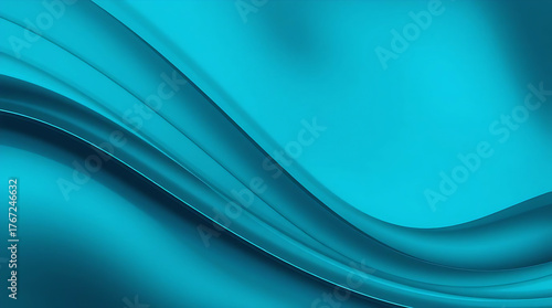 Professional Blue Abstract Design with Flowing Lines and Shapes
