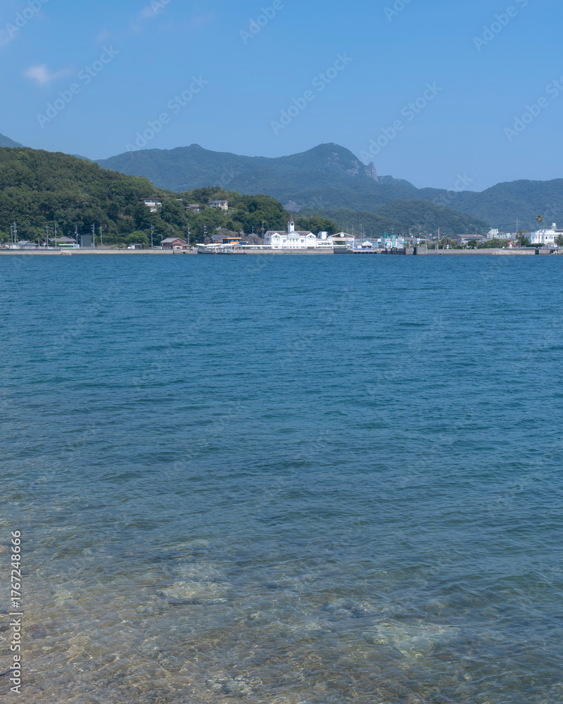 Obraz premium Shodoshima Island in summer, Kagawa Prefecture, Shikoku, Japan