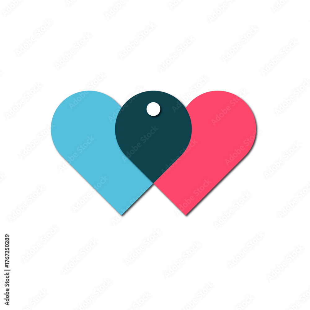 Fototapeta premium creative modern color full logo design illustrator