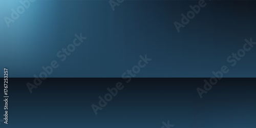 Blue navy color studio background. Space for selling products on the website. Vector illustration.