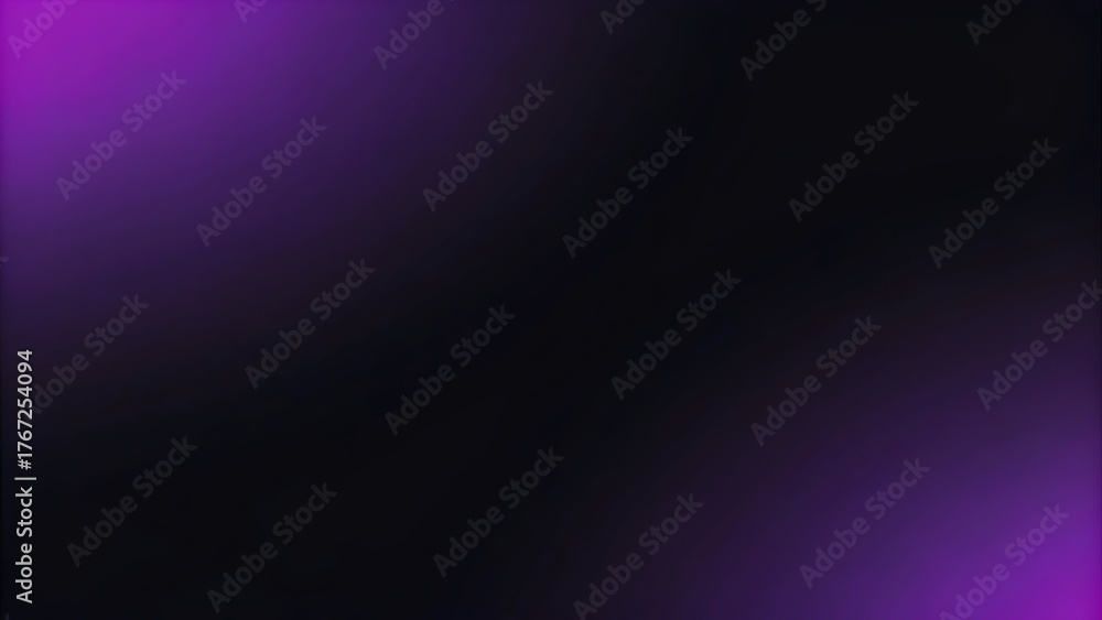 Fototapeta premium Smooth Abstract Dark Purple and Black Gradient Background with Vibrant Violet Color Transition