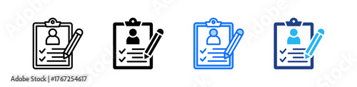 Event Registration Icon Set Multiple Style Collection