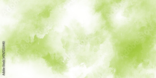 Soft green watercolor with dreamy abstract texture, Textured turquoise paint background with strokes creating a layered, abstract painted watercolor template design background.